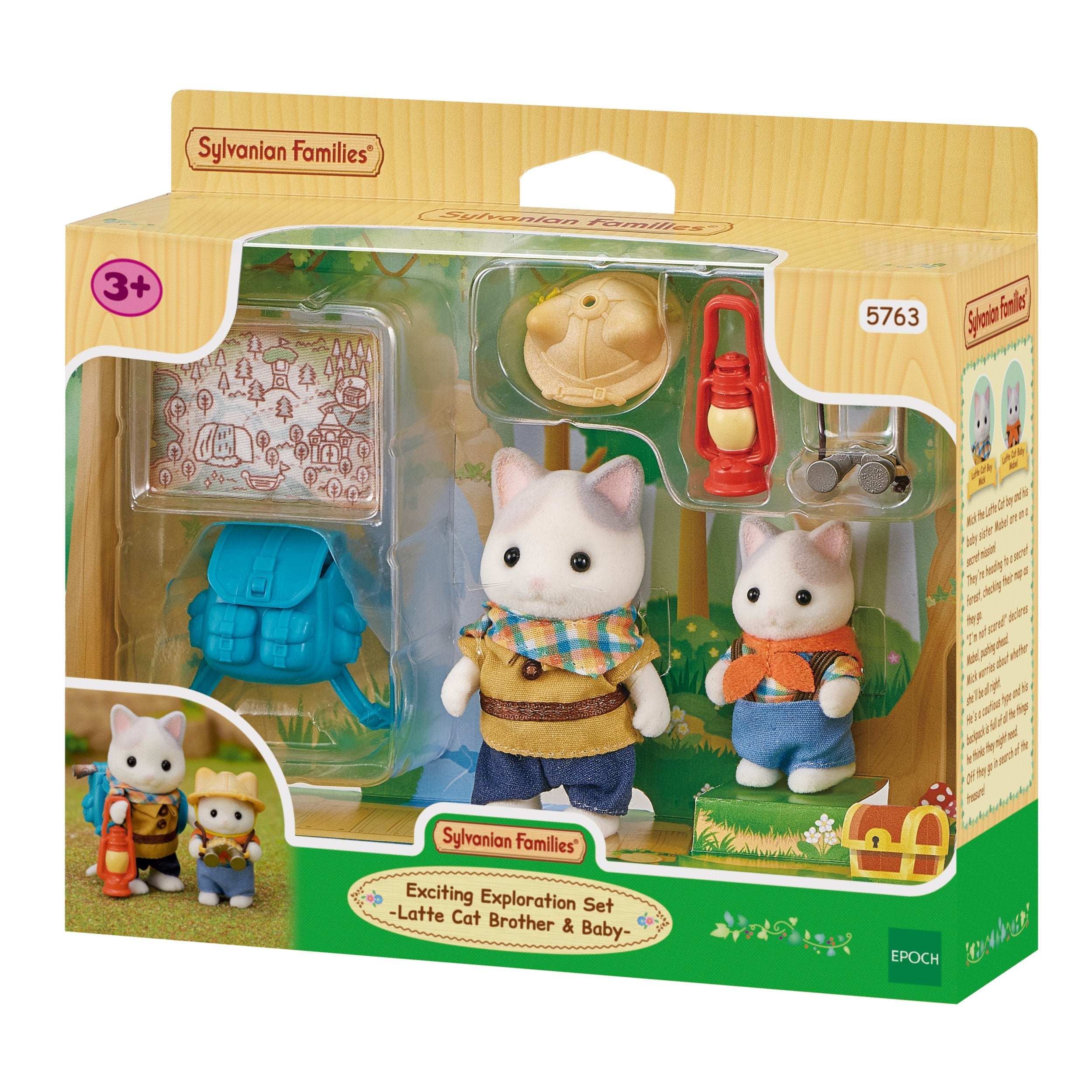 Epoch Sylvanian Families - Abenteuer Entdecker Set Con Zwei Figuren 5763