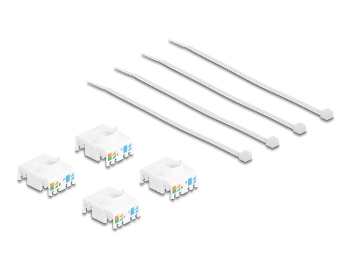 Keystone Modul Rj45 Buchse Cat.6a Stp 4 Stück