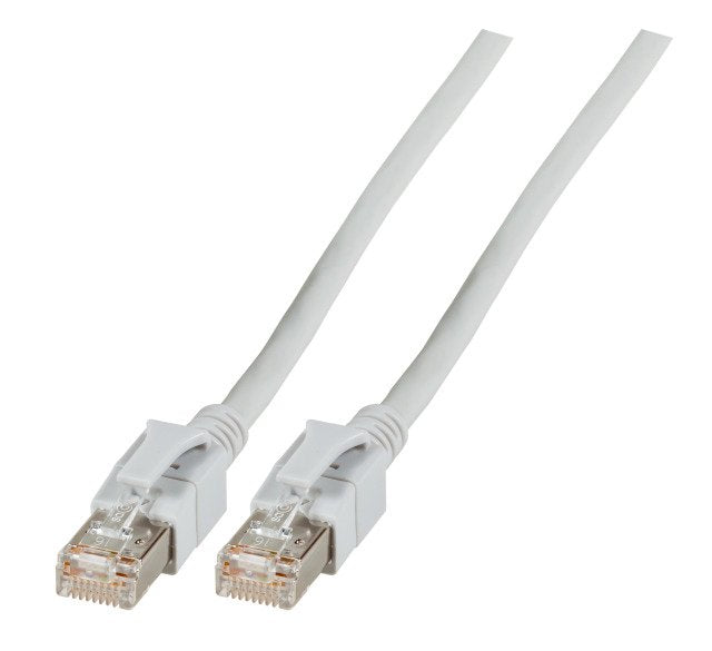Cable Rj45, Dc, Cat6a 500mhz, 15m, Gris, Led En El Enchufe