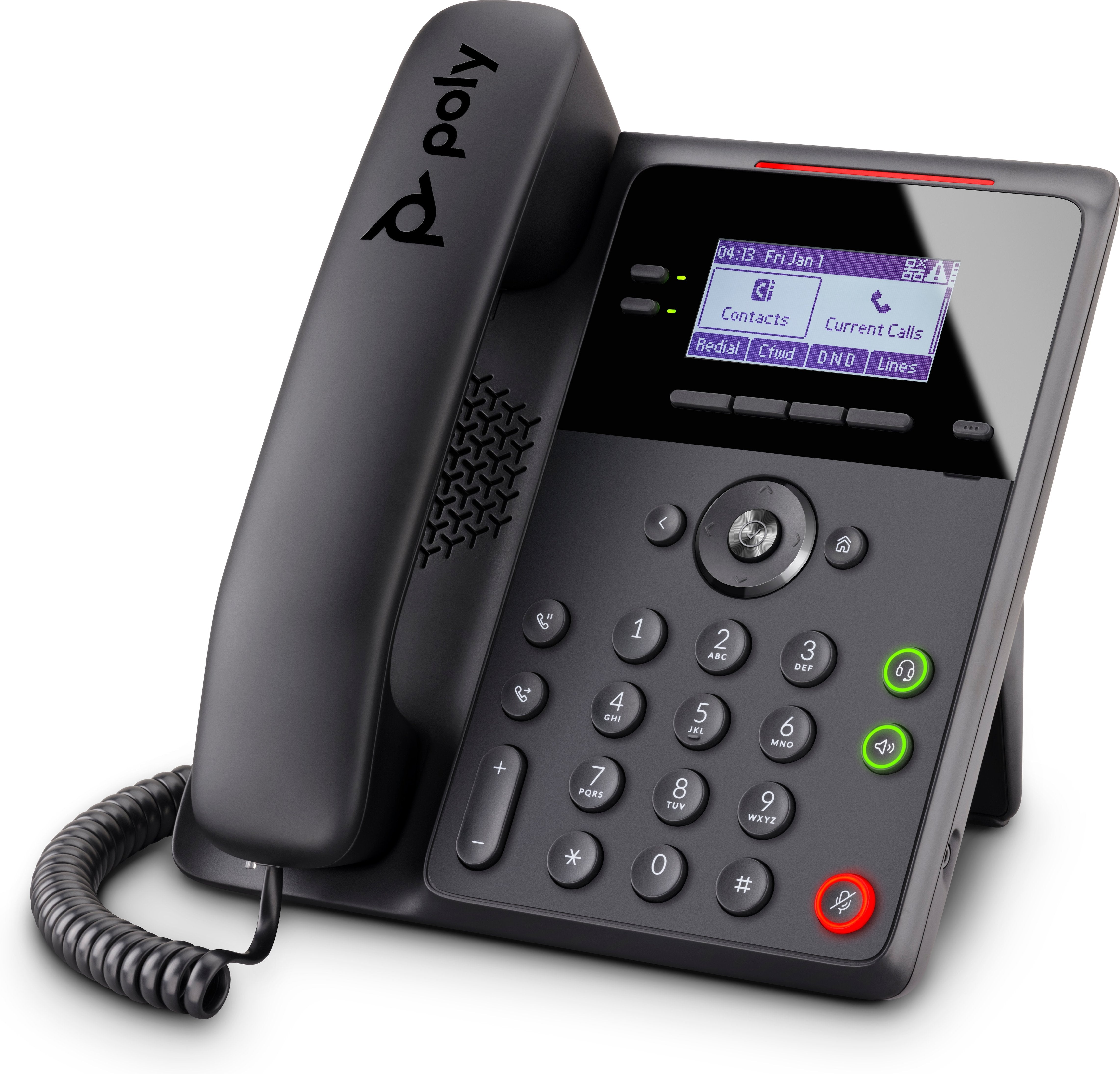 Teléfono Poly Edge B20 Ip Negro 2 Líneas Lcd