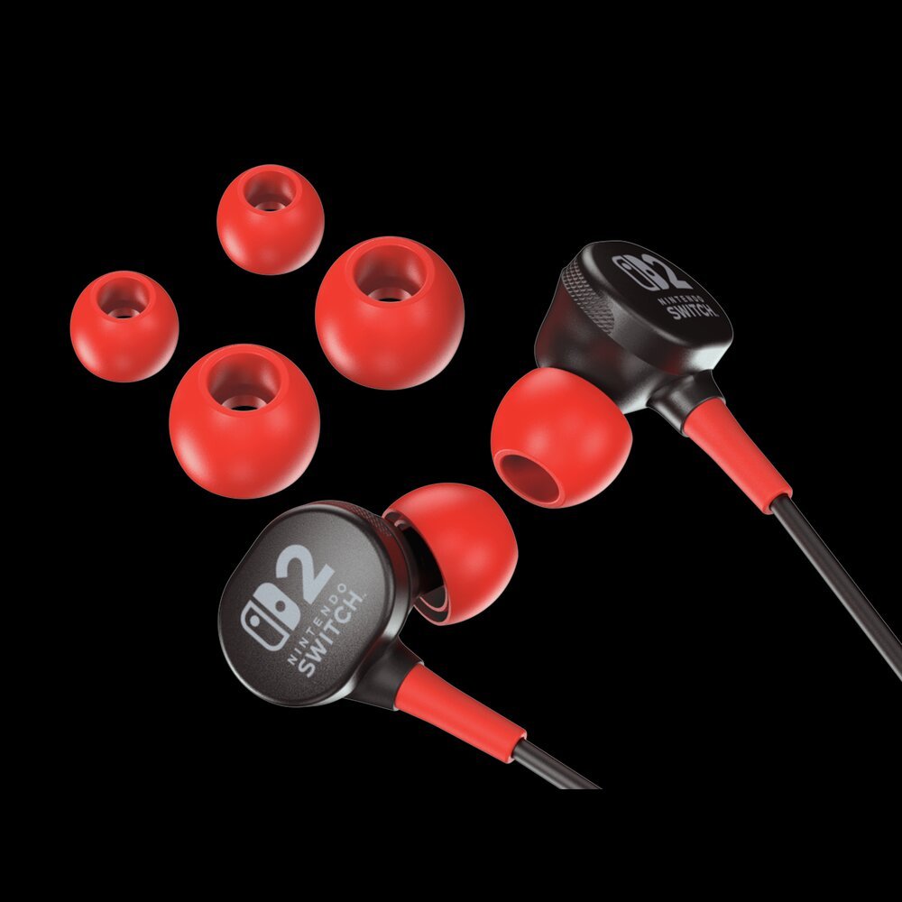 EAN 0617885154317 - PowerA Wired Earbuds for Nintendo Switch 2 Auriculares Alámbrico Dentro de oído Juego Negro, Rojo imagen 5