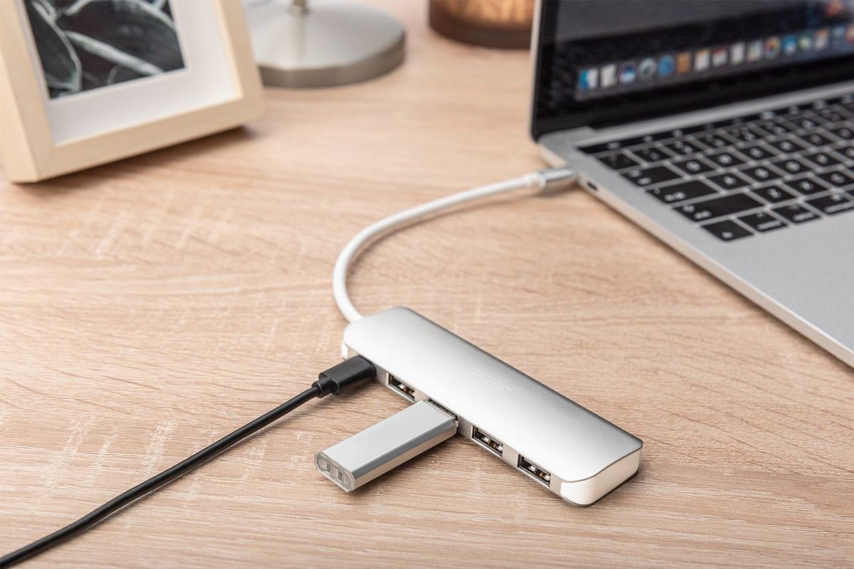 EAN 4016032455653 - Digitus DA-70242-1 hub de interfaz USB 3.2 Gen 1 (3.1 Gen 1) Type-C 5000 Mbit/s Plata imagen 4