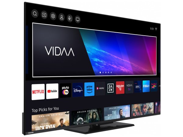 Toshiba 65qv3463dg 65 4k Uhd Qled Smart Tv Wifi Negro  - Televisor