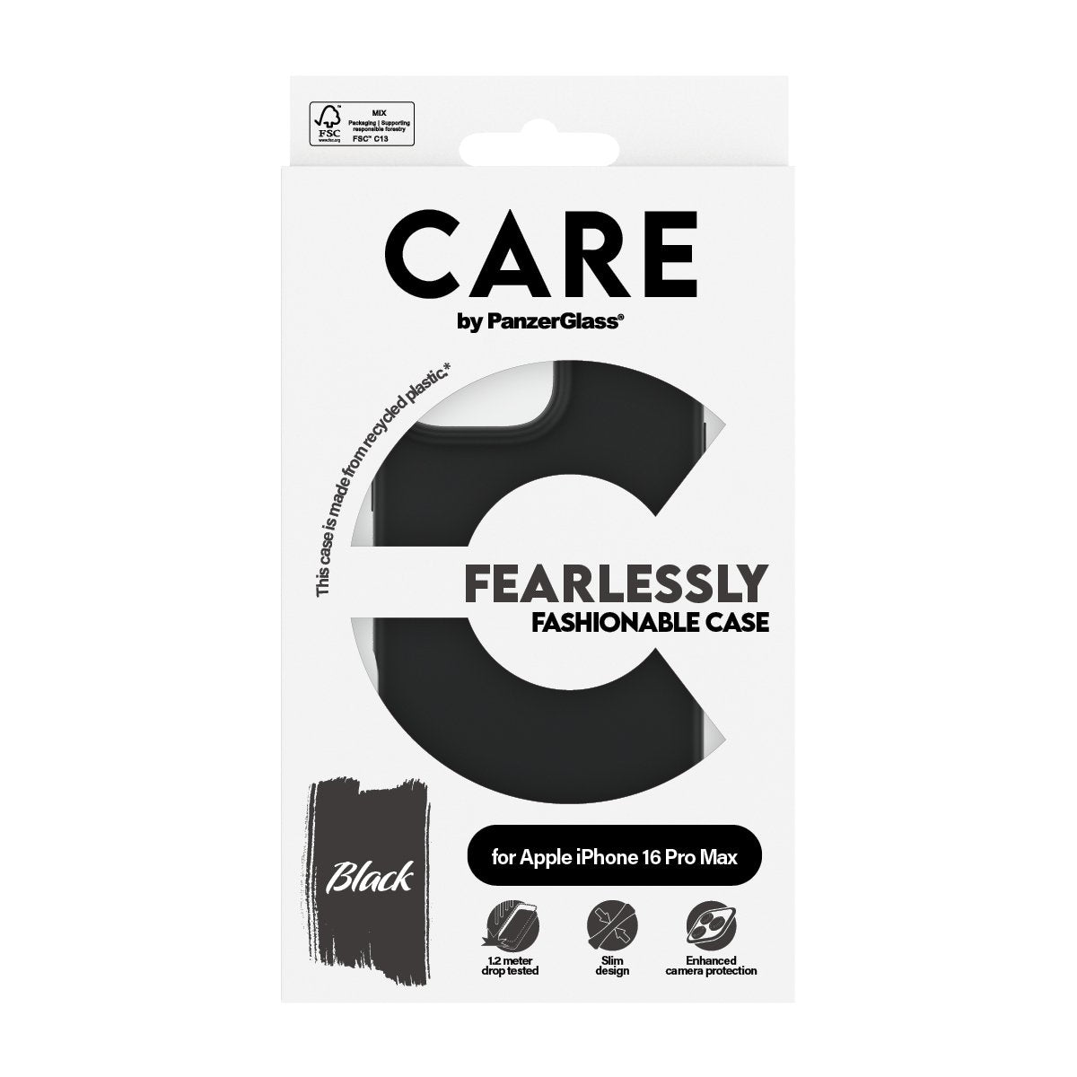 EAN 5715685004629 - PanzerGlass CARE™ by ® Case Black iPhone 16 Pro Max funda para teléfono móvil Negro imagen 3