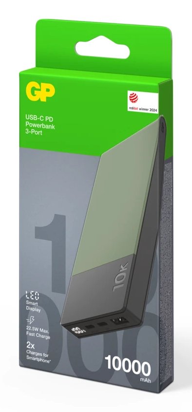EAN 4891199224256 - GP Batteries M2+ Polímero de litio 10000 mAh Gris imagen 4