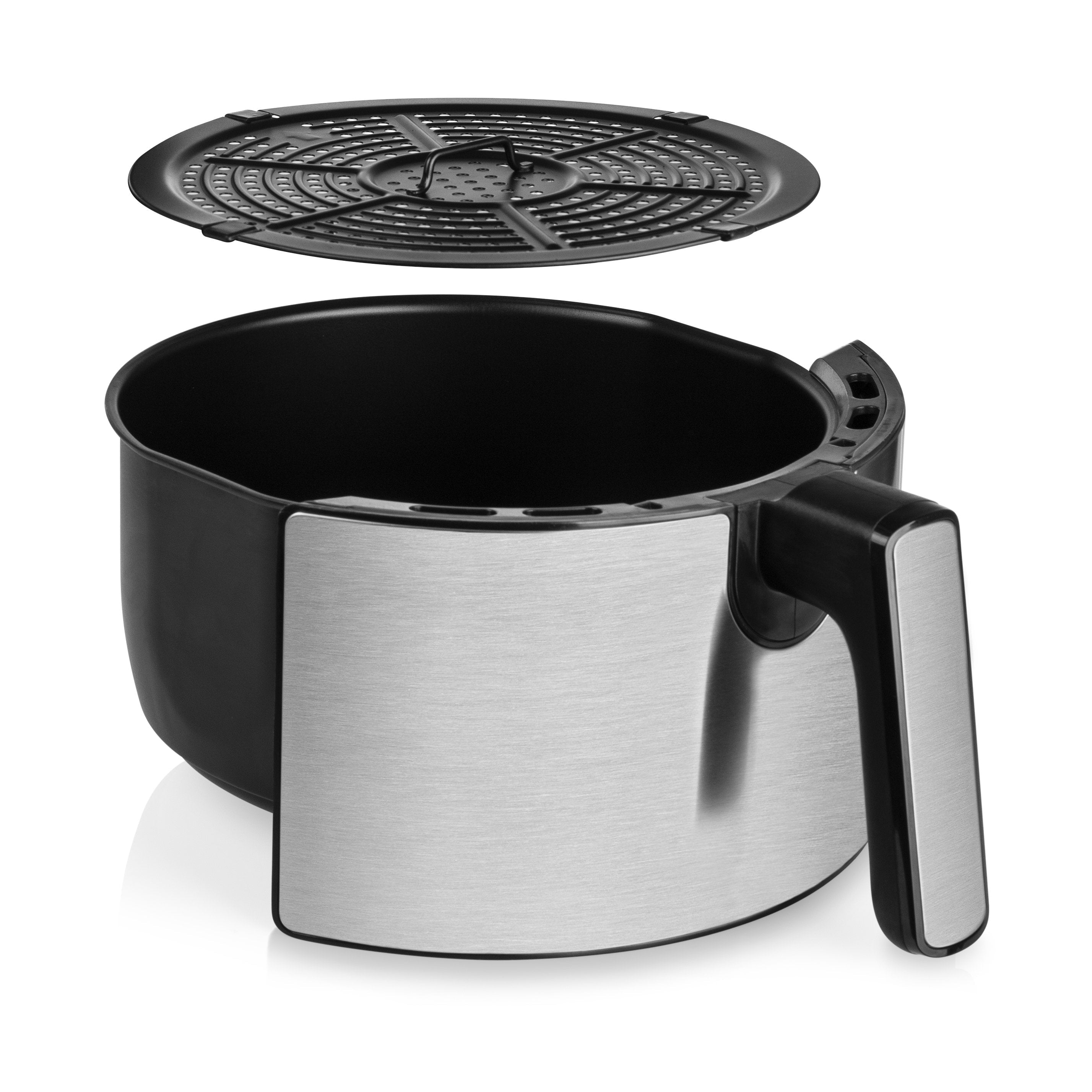 Freidora De Aire Princess 182026 4.5l 1500w Negro. Plata