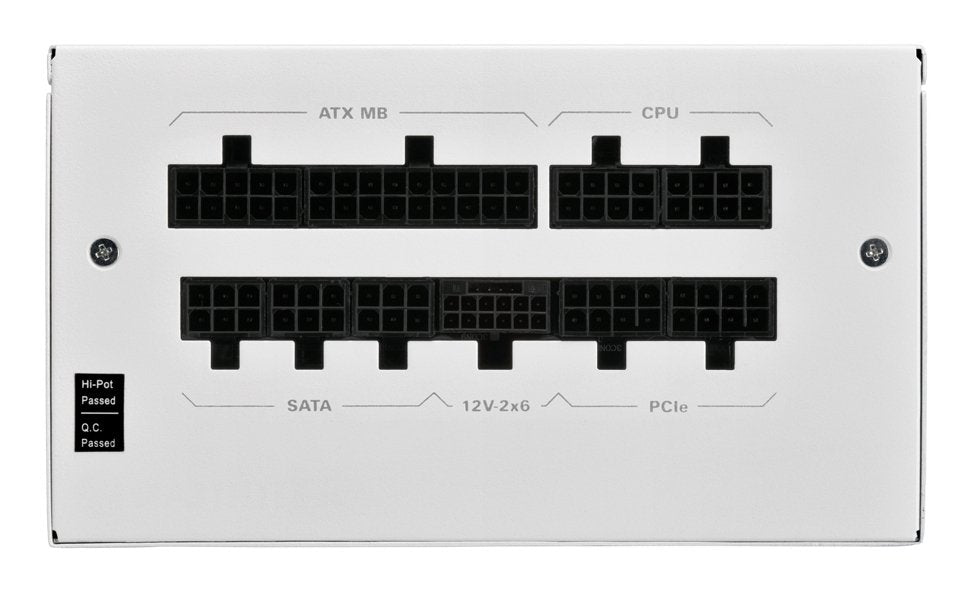 Fuente De Alimentación Sharkoon Rebel P20 1000 Blanco Para Pc Blanco, 1x Conexión De Alta Potencia De 12 Pines, 4x Pcie, Gestión De Cables, 1000 Vatios 4044951042425