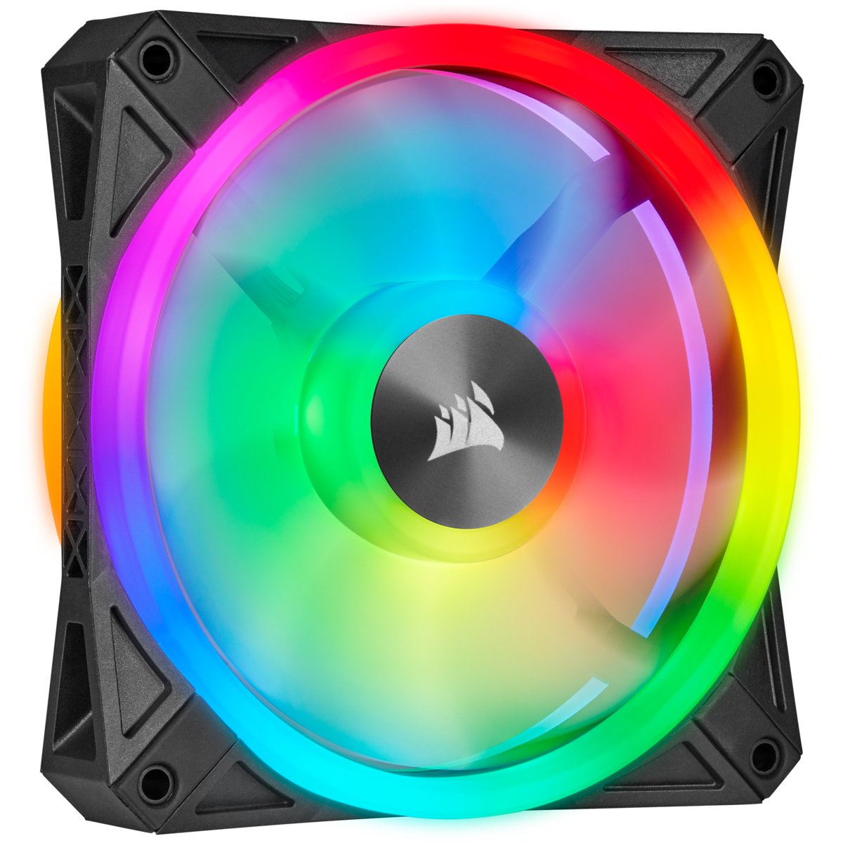 Ventilador Caja Adicional 14x14 Corsair Ql140 Rgb Pack 2 Uds Ligthing Node