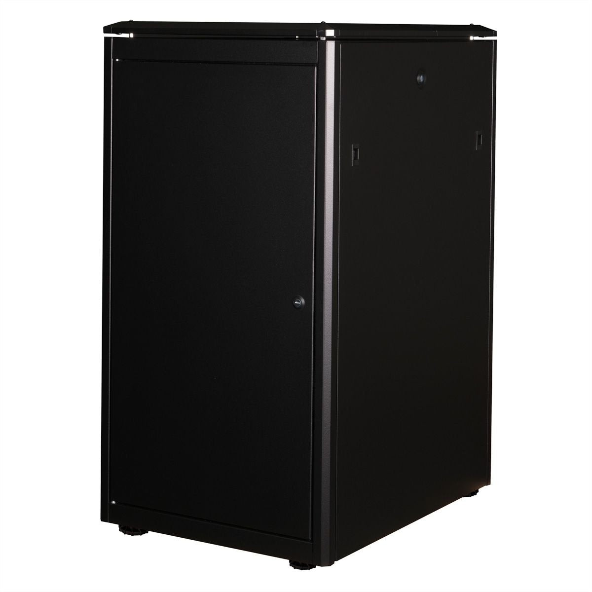 Roline 19-Zoll Netzwerkschrank Pro 22 He, 600x800 Bxt Glastr Schwarz