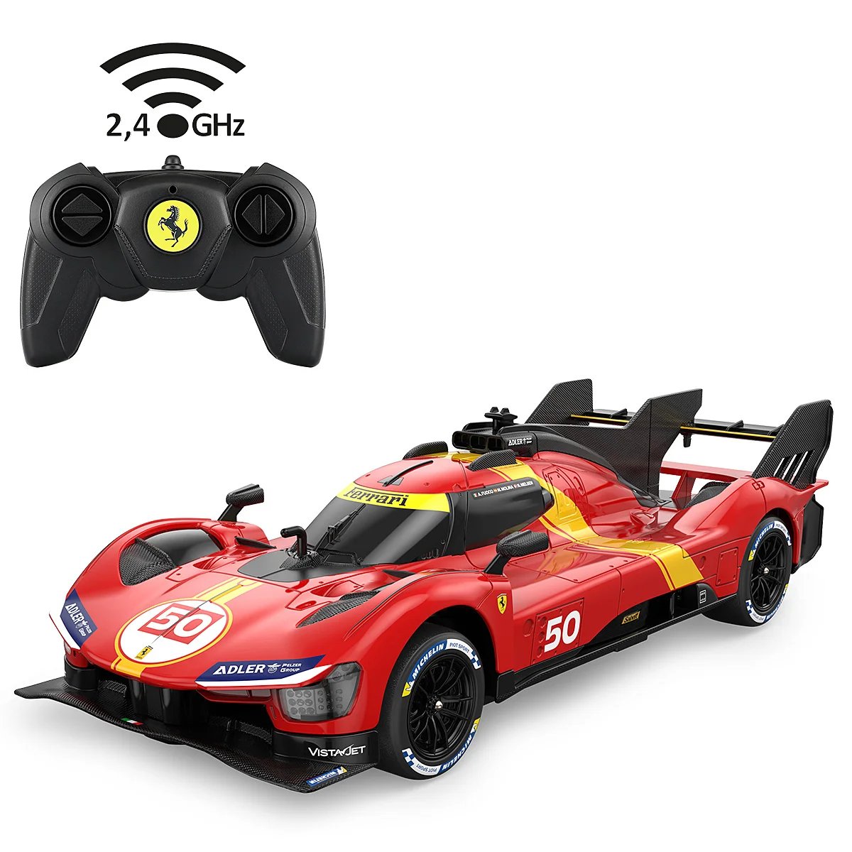 Jamara Ferrari 499p 1:24 2,4ghz Rojo 6+