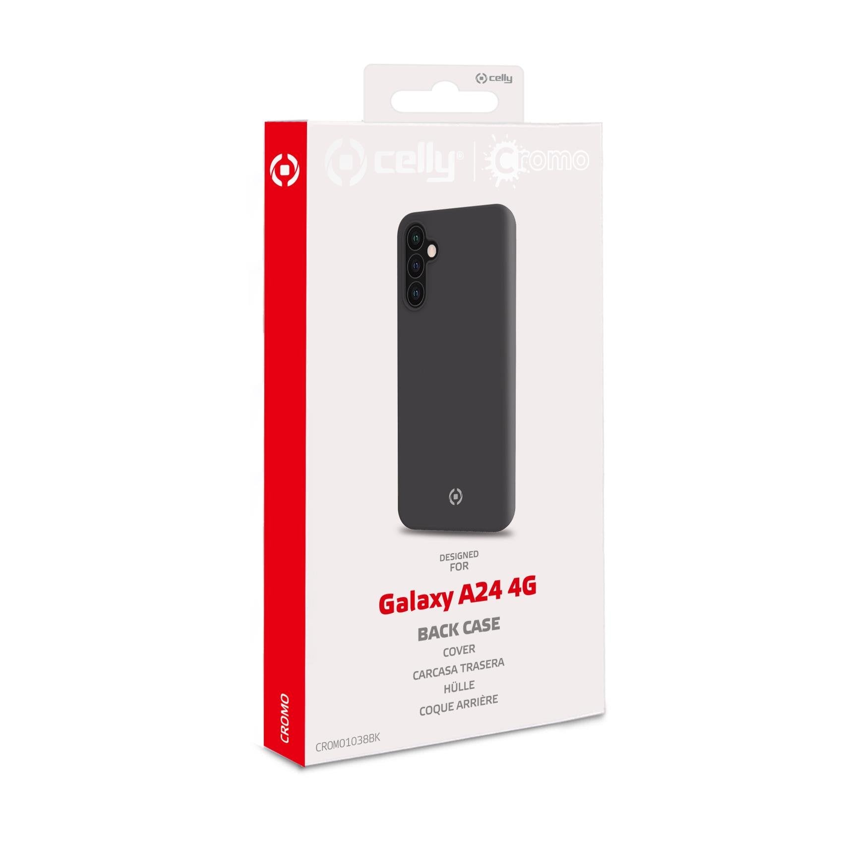 Celly Cromo1038bk Funda Para Galaxy A24 4g  (6.5") Negro