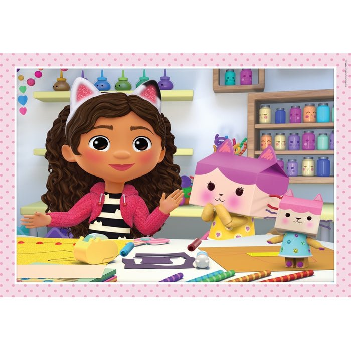 Puzzle  Clementoni Supercolor 4 In 1 - Dreamworks Gabby''S Dollhouse 21524