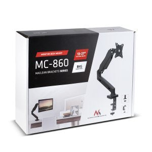 EAN 5902211114208 - Maclean MC-860 soporte para monitor 68,6 cm (27") Escritorio Negro imagen 5