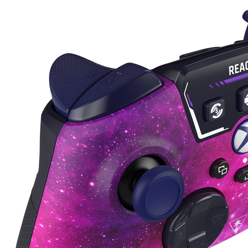 Turtle Beach React-R Negro, Púrpura Usb Gamepad Analógico/Digital Pc, Xbox One, Xbox Series S, Xbox Series X