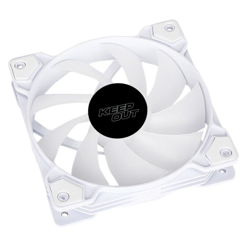 EAN 8435099534006 - KeepOut XFC-120FW sistema de refrigeración para ordenador Carcasa del ordenador Ventilador 12 cm Negro, B imagen 3