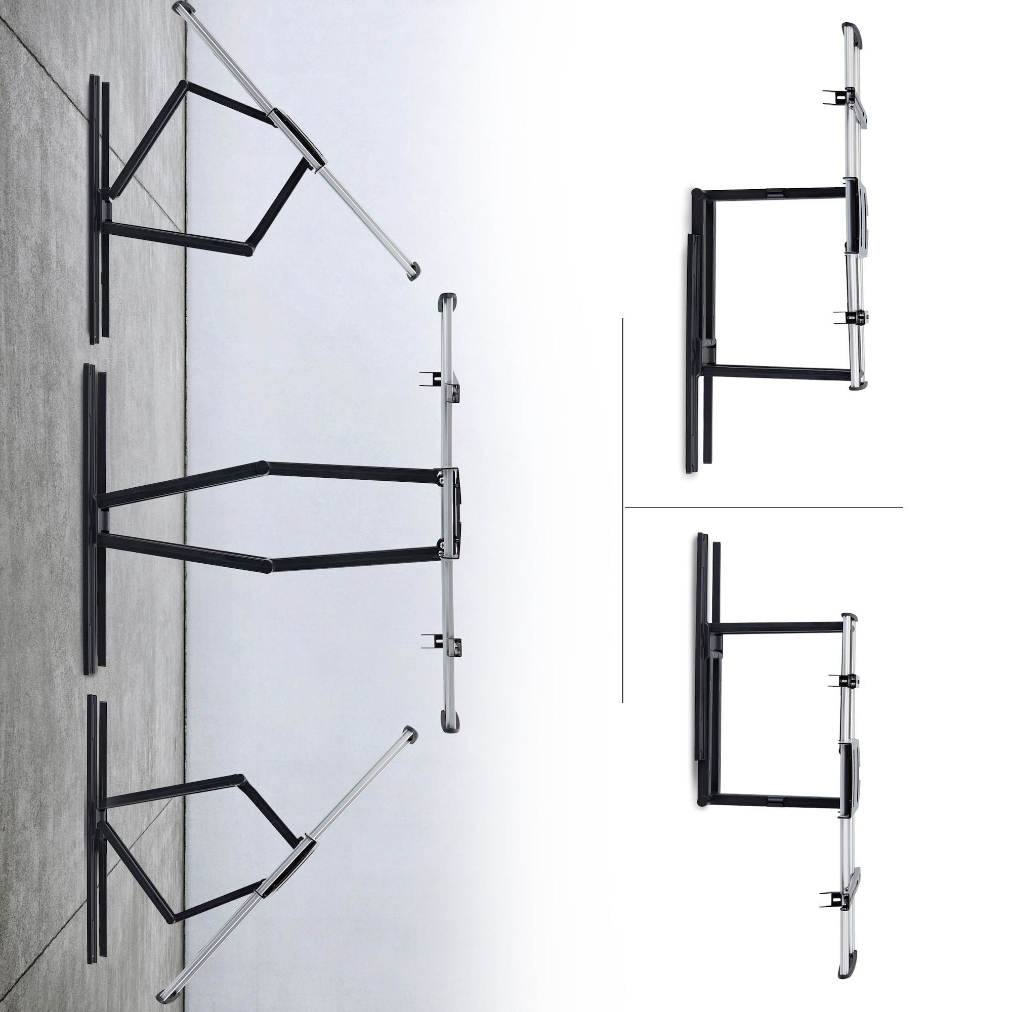 Startech.Com Ultraflache Vollbewegliche Tv-Soporte De Pared Fur Bildschirme Bis 65 Zoll Und 45 Kg Vesa 600x400 Flaches Design