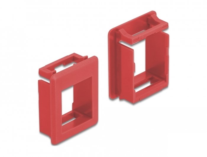 Keystone Halterung Für Gehäuse 4 Stück Rot