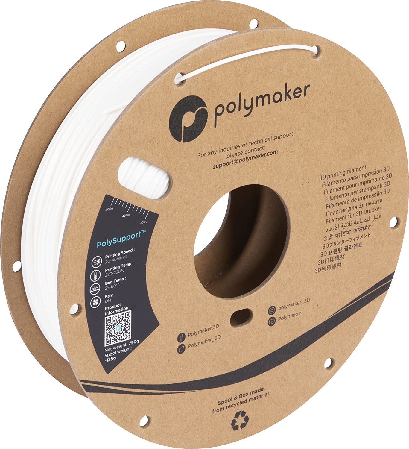 Polymaker Polysupport Breakaway 1.75 Mm 750 G