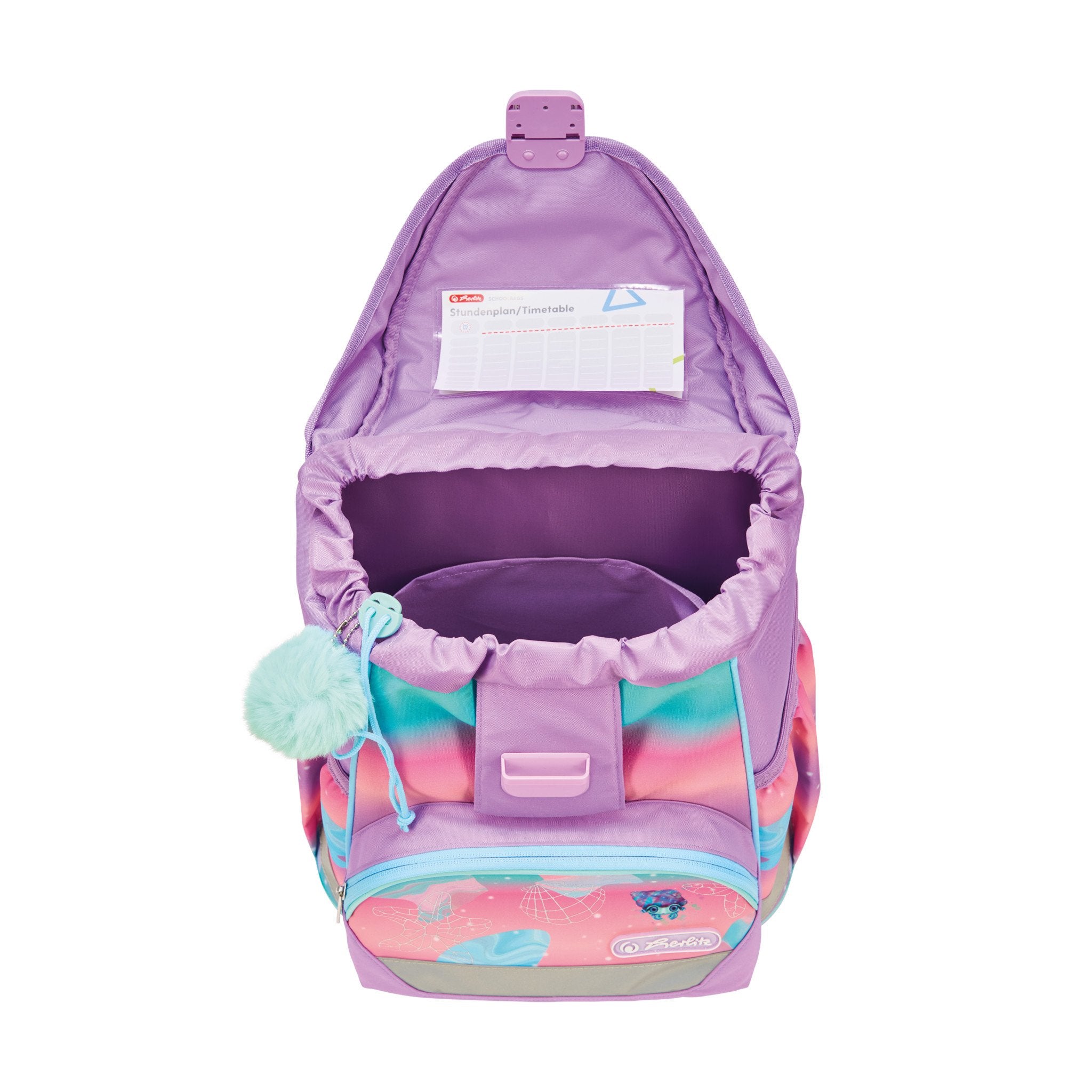 EAN 4008110396552 - Herlitz UltraLight Plus Ocean Lights juego de mochila escolar Chica Poliéster Azul, Rosa imagen 7
