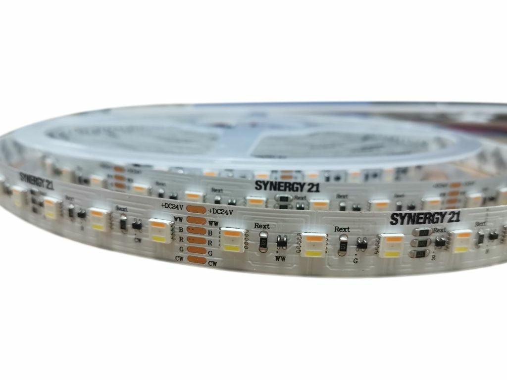 Synergy 21 Led Flex Mrip 5050 - 60 Rgb Dc24v + Rgb-Ww (Rgb-Cct) One Chip Uls 10m