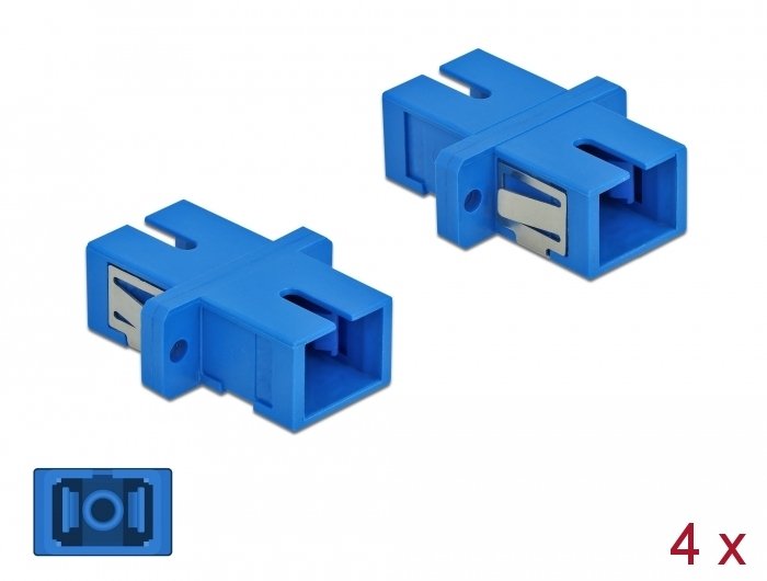Delock 85990 Conector De Fibra Óptica Sc Hembra/Hembra