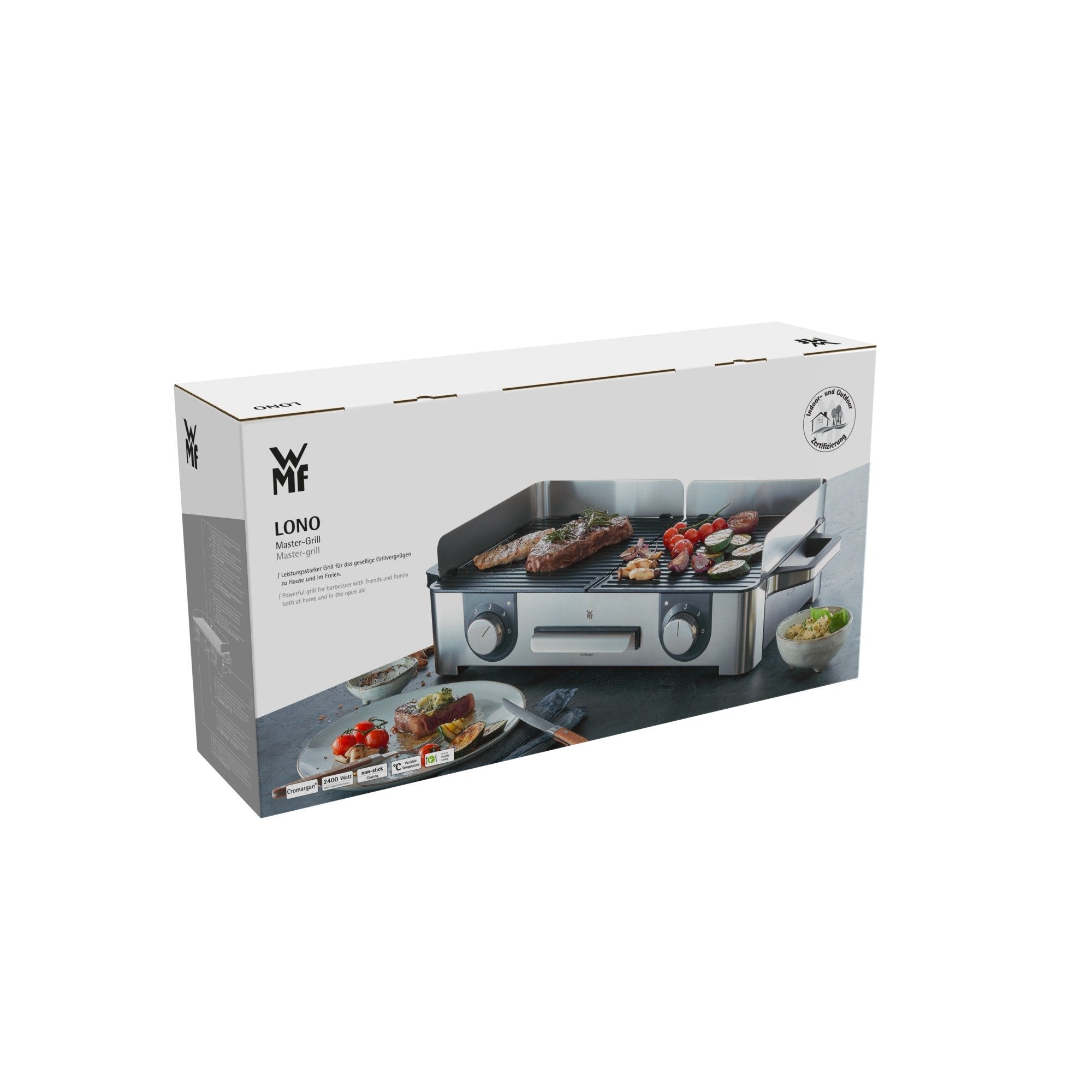Wmf Lono 0415280011 Parrilla Mesa Eléctrico Acero Inoxidable 2400 W