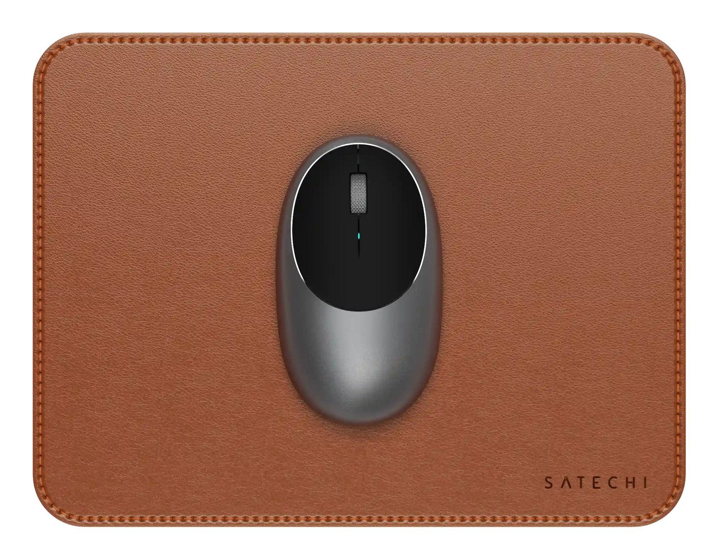 Satechi Vegan-Leather Premium Mouse Pad Braun