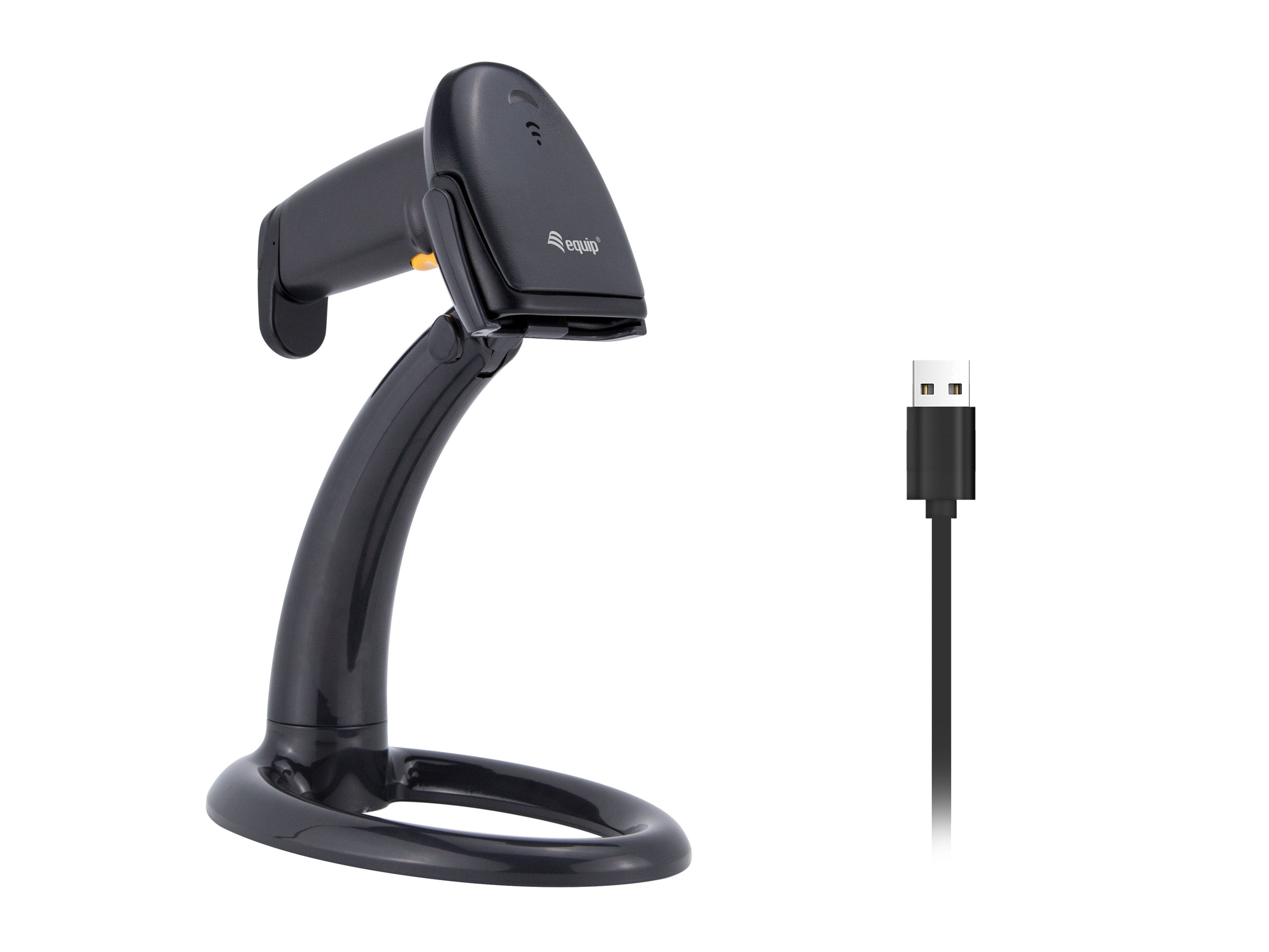 Equip Escáner Manual De Código De Barras Cable Ccd Usb Negro