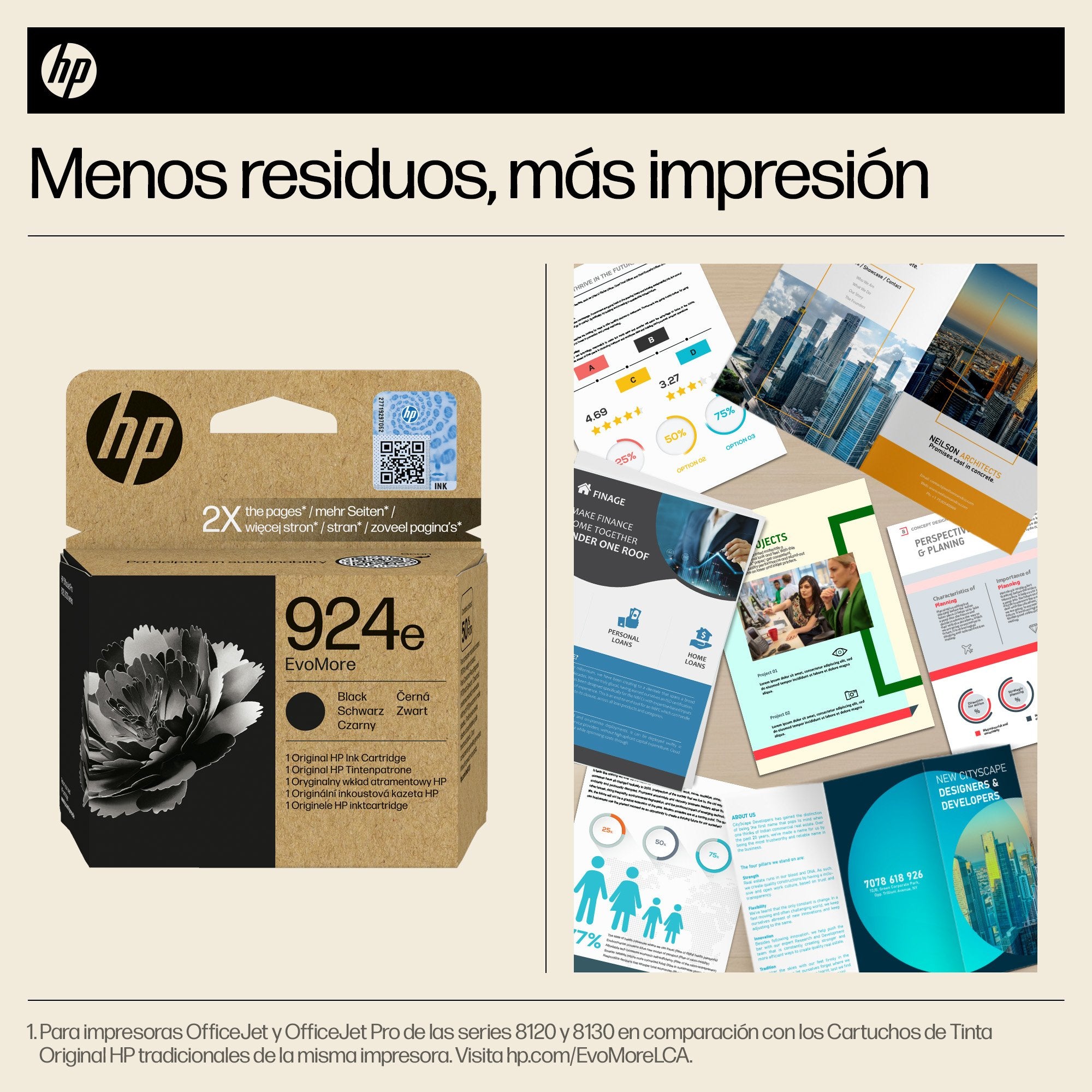 EAN 0196786147517 - HP 924e EvoMore Black Original Ink Cartridge cartucho de tinta 1 pieza(s) Alto rendimiento (XL) Negro imagen 4