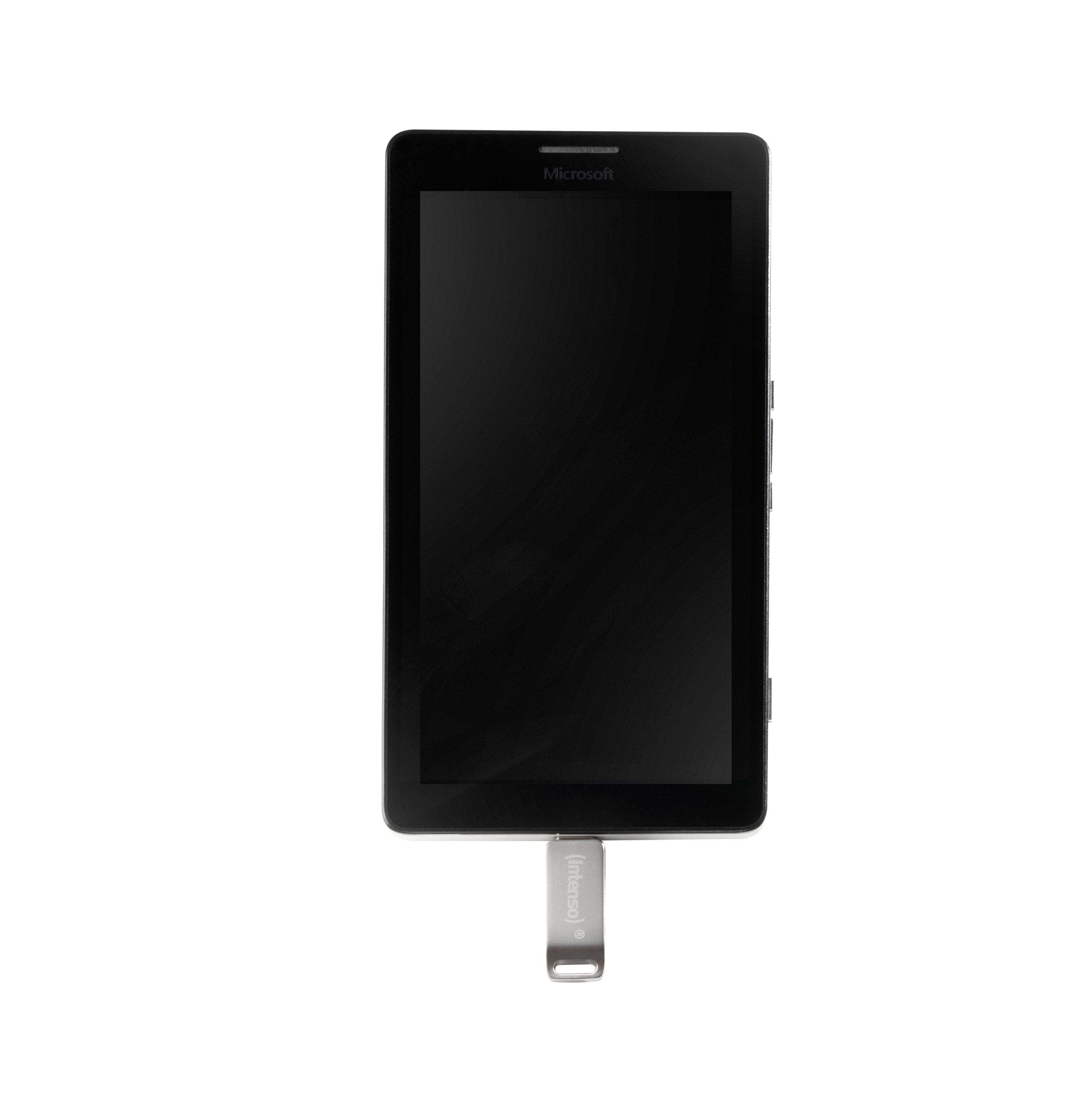 EAN 4034303025084 - Intenso cMobile Line unidad flash USB 64 GB USB Type-A / USB Type-C 3.2 Gen 1 (3.1 Gen 1) Plata imagen 2