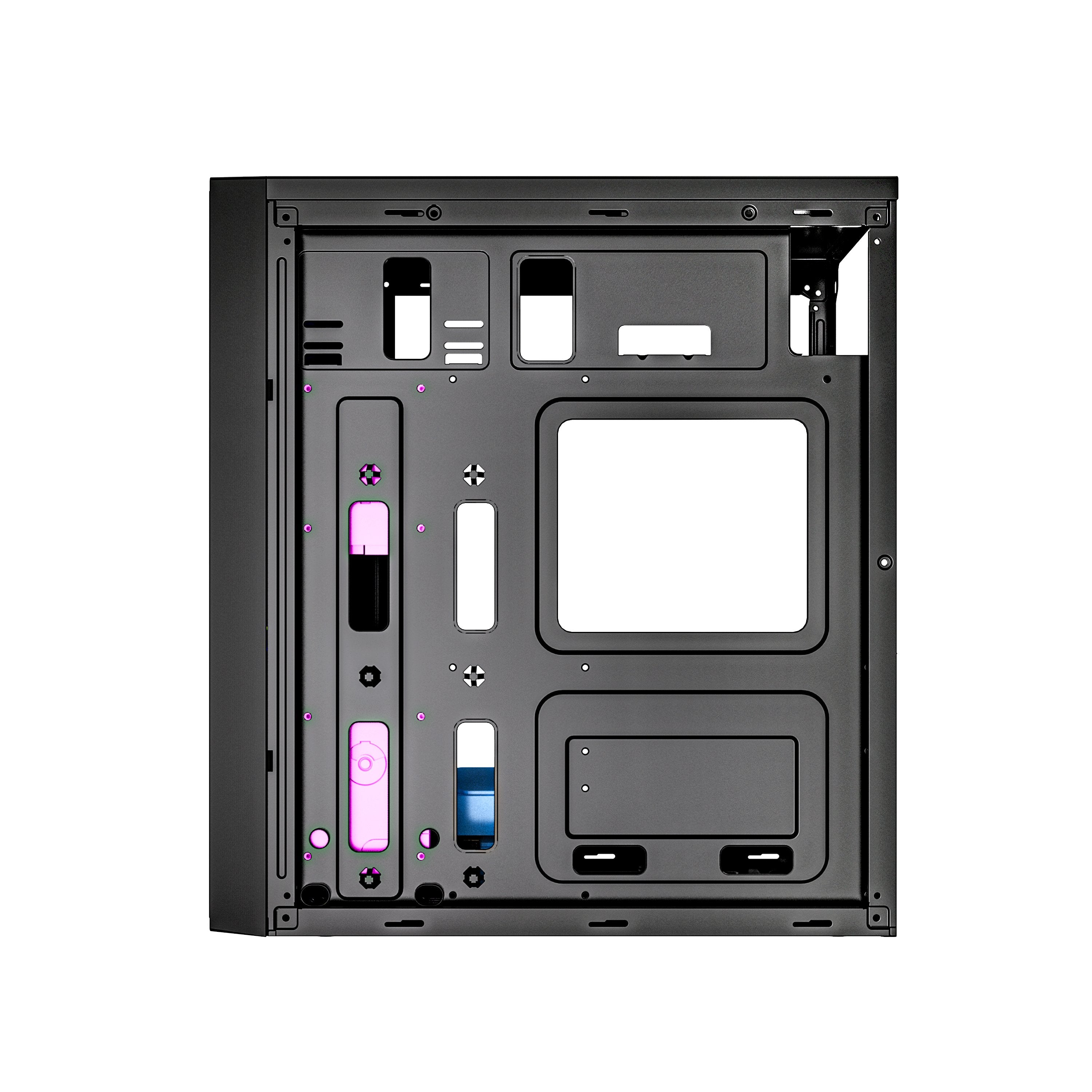 EAN 8716309128353 - Gembird Fornax M100B Midi Tower Negro imagen 9
