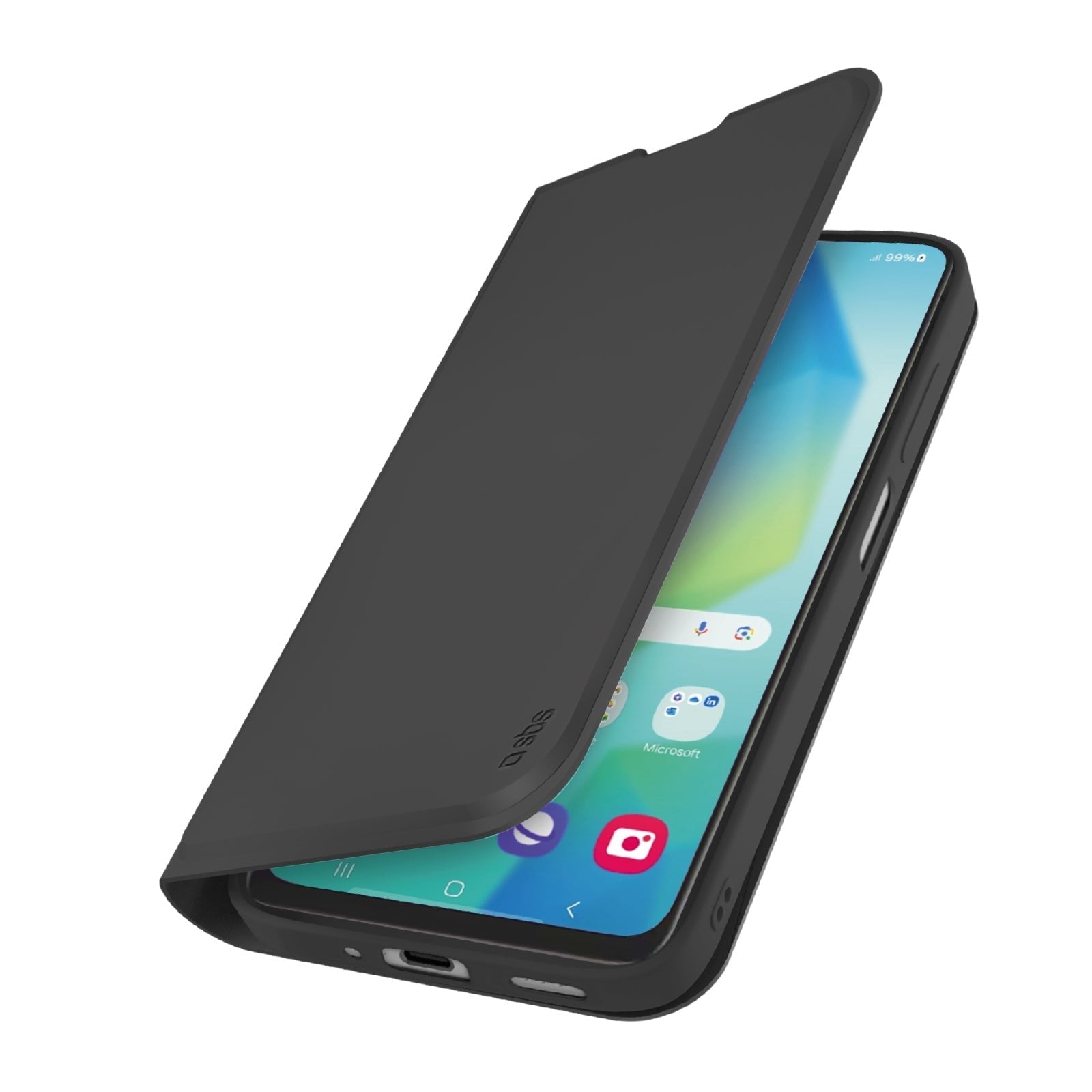 Sbs Wallet Stand Galaxy A17 Schwarz