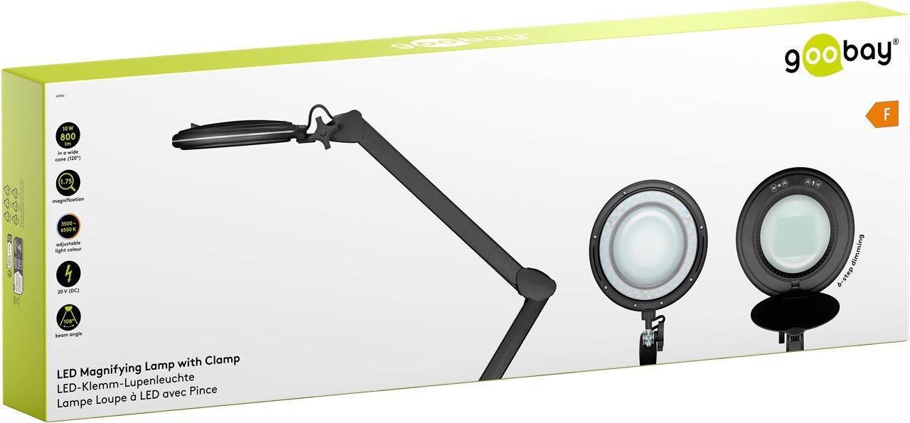 Lupa 10w 800lm 127mmx 60led Dim Klemm S
