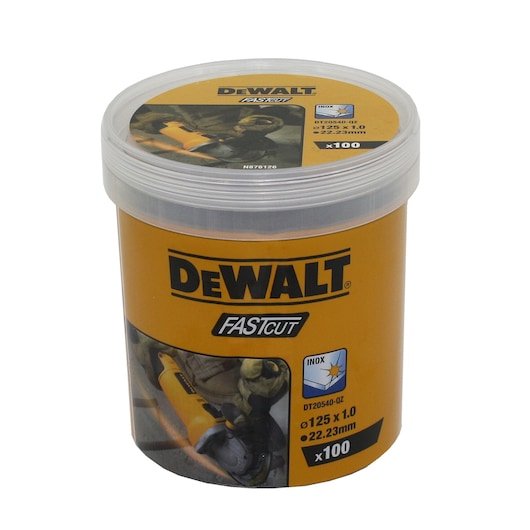 Tarcza Metal 125x1,0mm Inox /100szt  Dt2054 .Dewalt