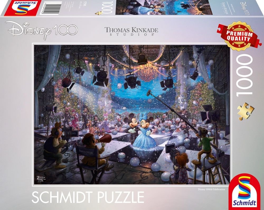 Schmidt Spiele Thomas Kinkade Studios: Disney 100th Celebration Special Edition 1, Puzzle (1000 Piezas)