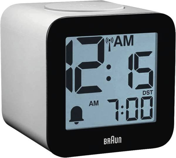 Braun Bc 25 Wp-Dcf Weiss Funkwecker Mit Sprachausgabe