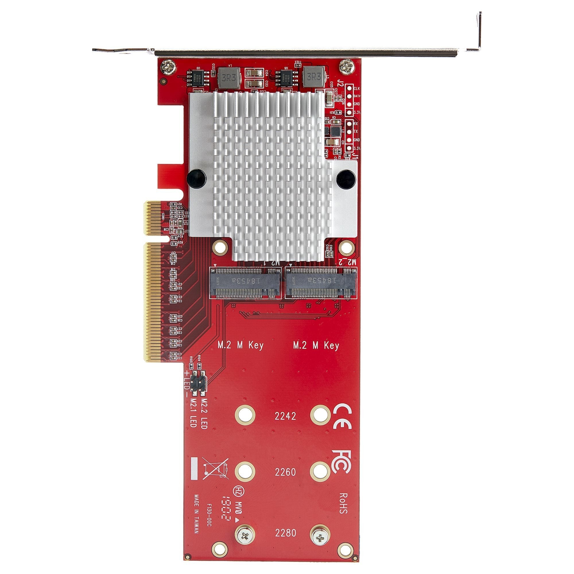 Startech.Com Adaptador Pci Express X8 Para Dos Ssd M.2 - Pci-E 3.0