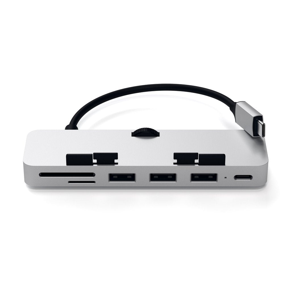 Satechi St-Tcimhs Base Para Portátil Y Replicador De Puertos Usb 3.2 Gen 1 (3.1 Gen 1) Type-C Plata