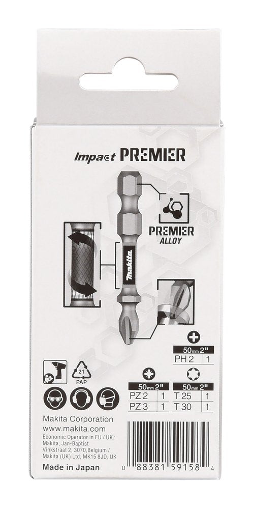 Makita E-13568 Torsion Bit Set 5 Pcs