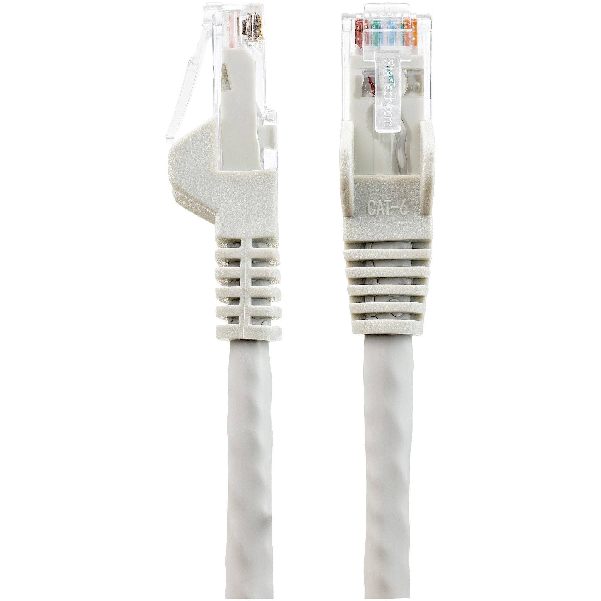 Startech Cable De Red Lszh Cat6 Ethernet 15m Snagless Utp Patch Cord Grey