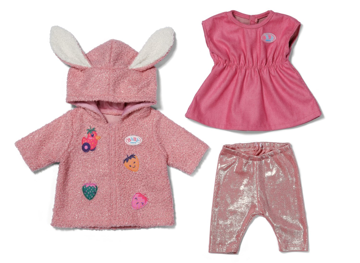 Zapf Creation Baby Born® Mantel Set Mit Kleid 43cm 839416