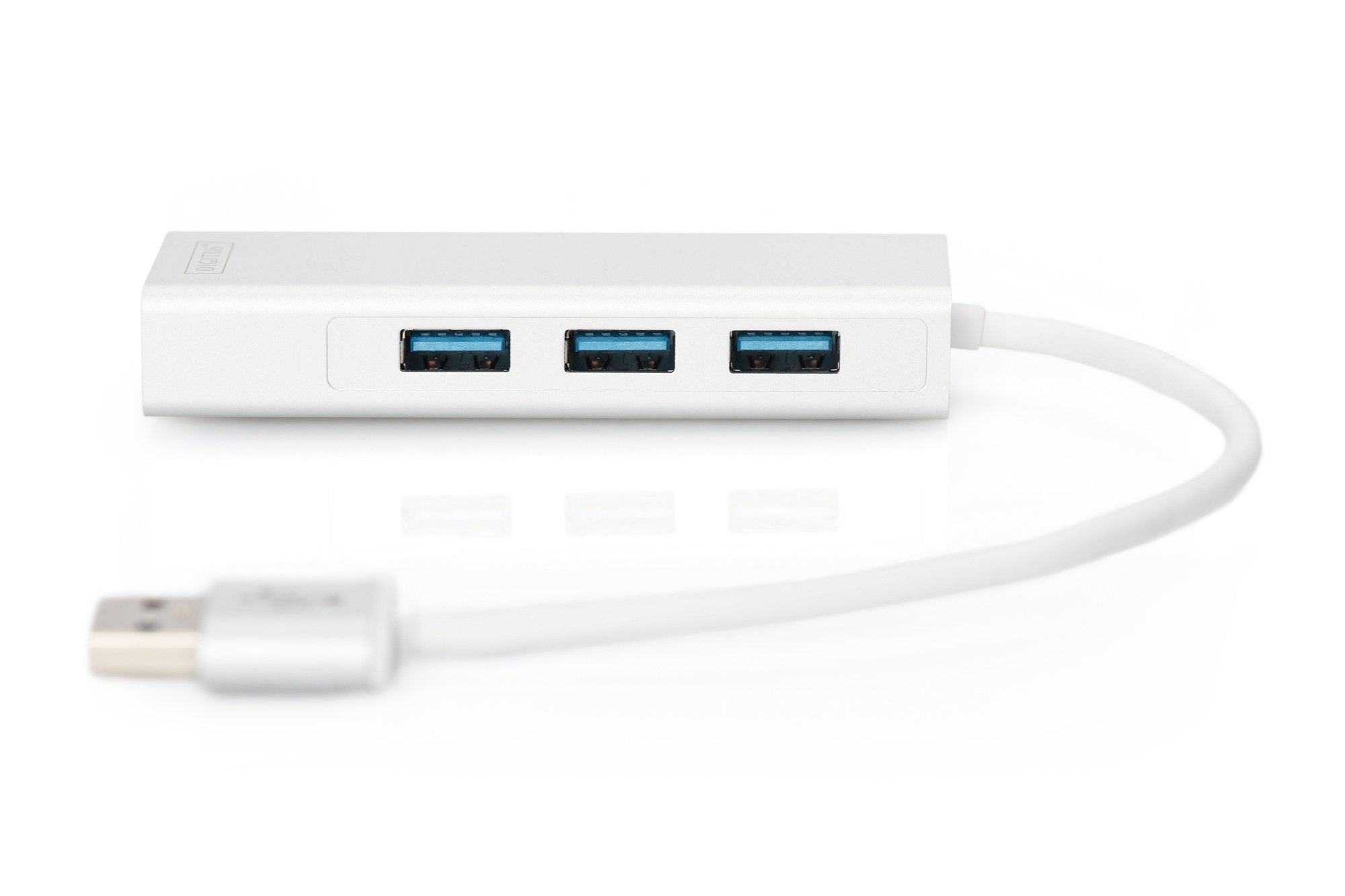 Conversor Hub Digitus Usb 3.0 3 Usb A/H 1x Usb A/M 1x Rj45 Gigabit