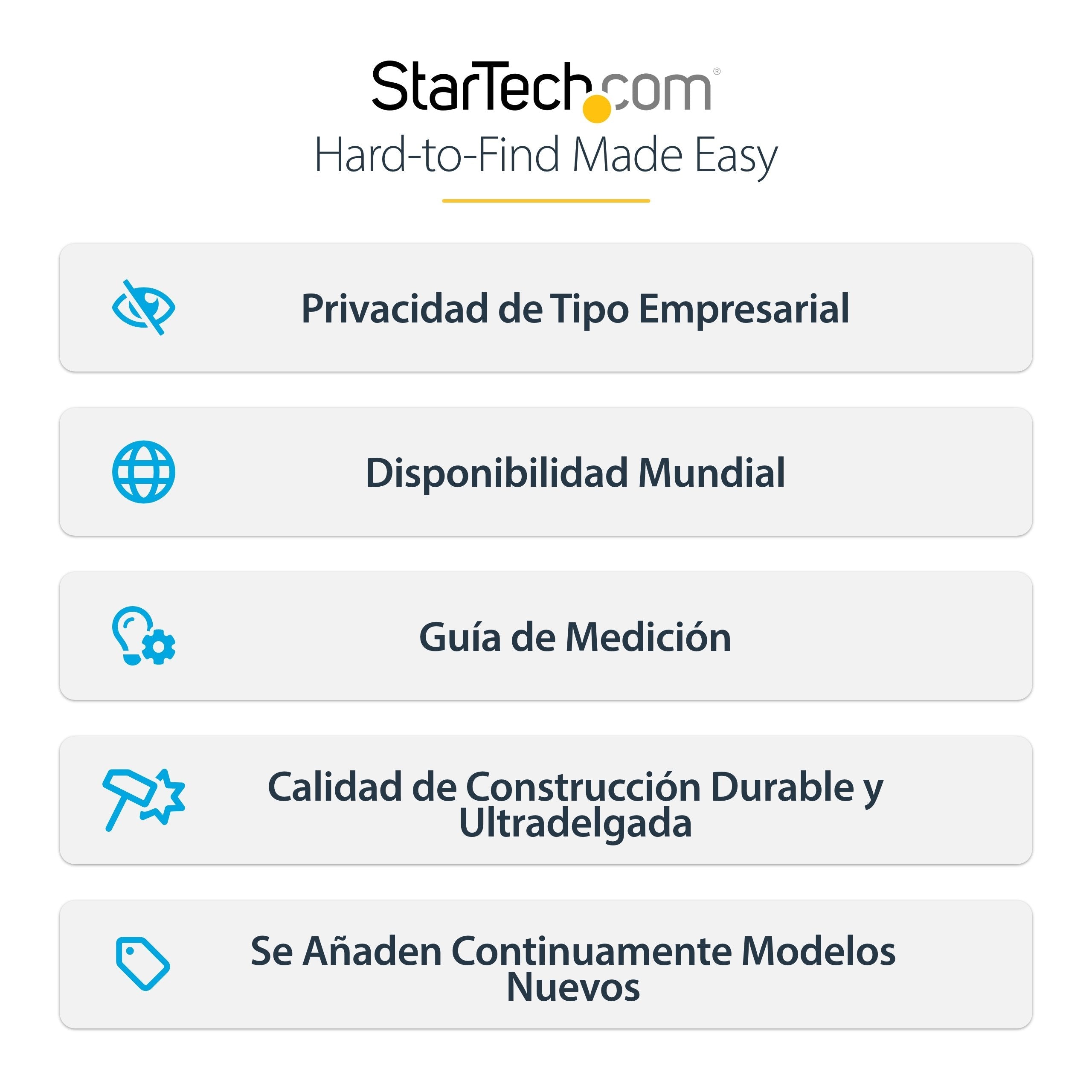 Filtro De Privacidad Startech.Com  16:9 Para Monitor De 27"  Ángulo De Visión De +/- 30° - Brillante