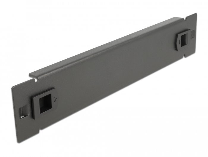 Delock 66576 Cubierta Ciega Sin Herramientas Para Gabinete De Red 1u Negro De 10?