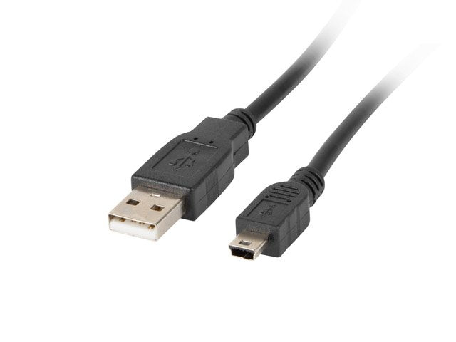 Lanberg Cable Usb Macho A Mini Usb Macho  Ca-Usba-12cc-0018-Tr Negro 1.8 Metros