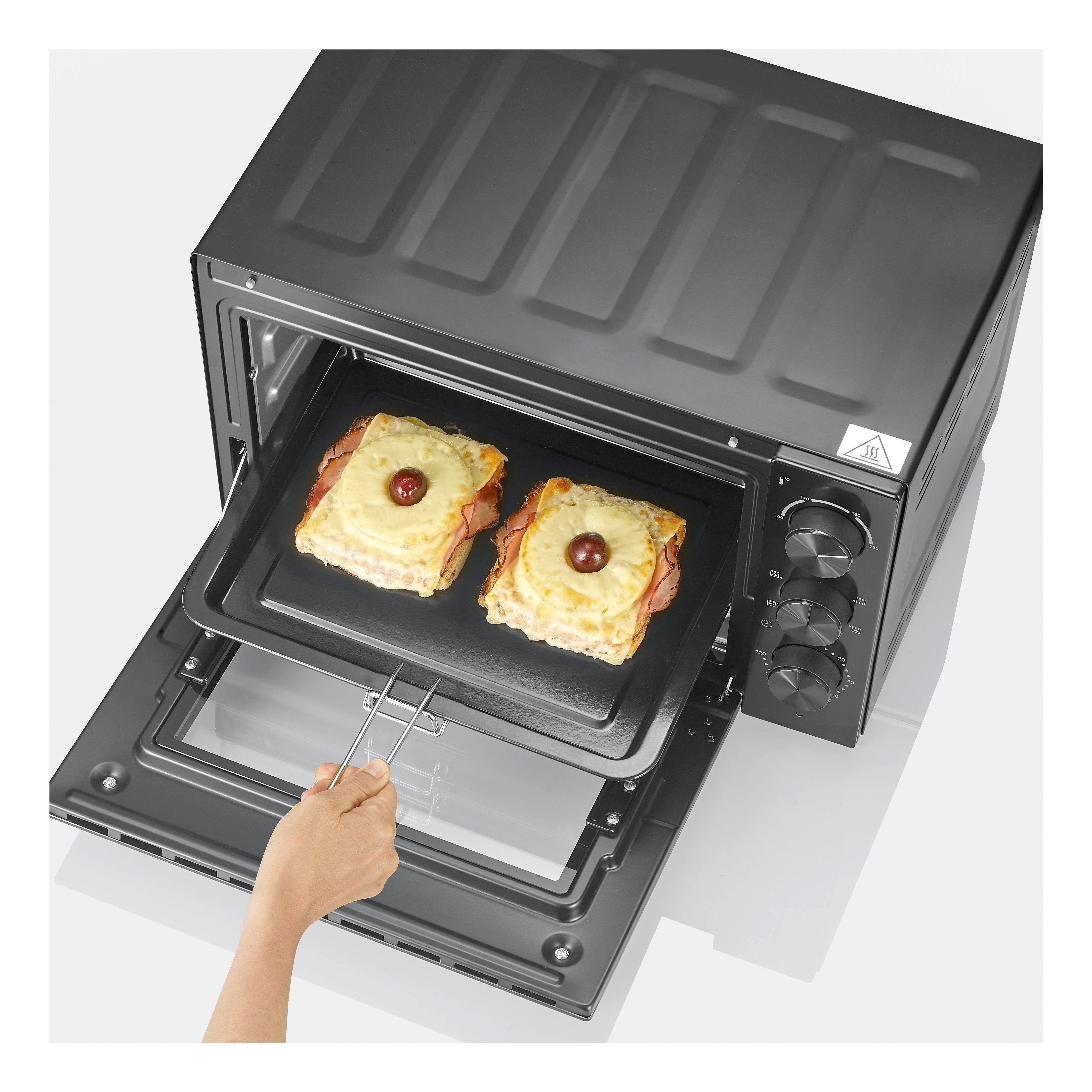 EAN 4008146048746 - Severin TO 2075 horno tostador 30 L 1600 W Negro Parrilla imagen 9
