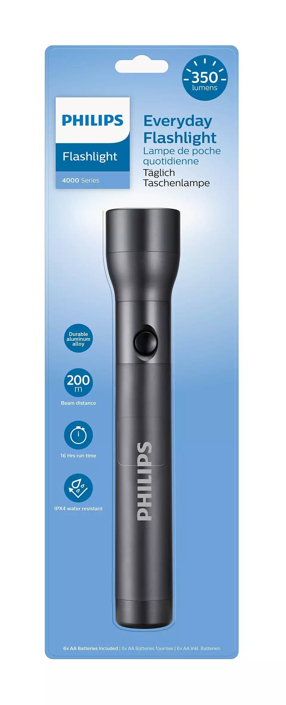 Linterna Philips Sfl4003t 10 6 Pilas *Aa