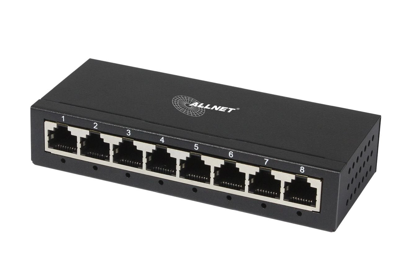 Allnet Switch Unmanaged Layer2 8 Port &Hll 8x 1gbe &Hll Ventiladorlos &Hll All-Sg8008