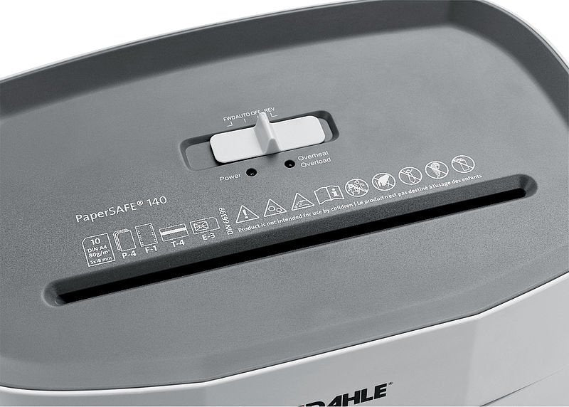 Dahle Destructora Papersafe Ps140 Corte En Partículas 5x18mm 12l Hasta 10h Entrada 220mm