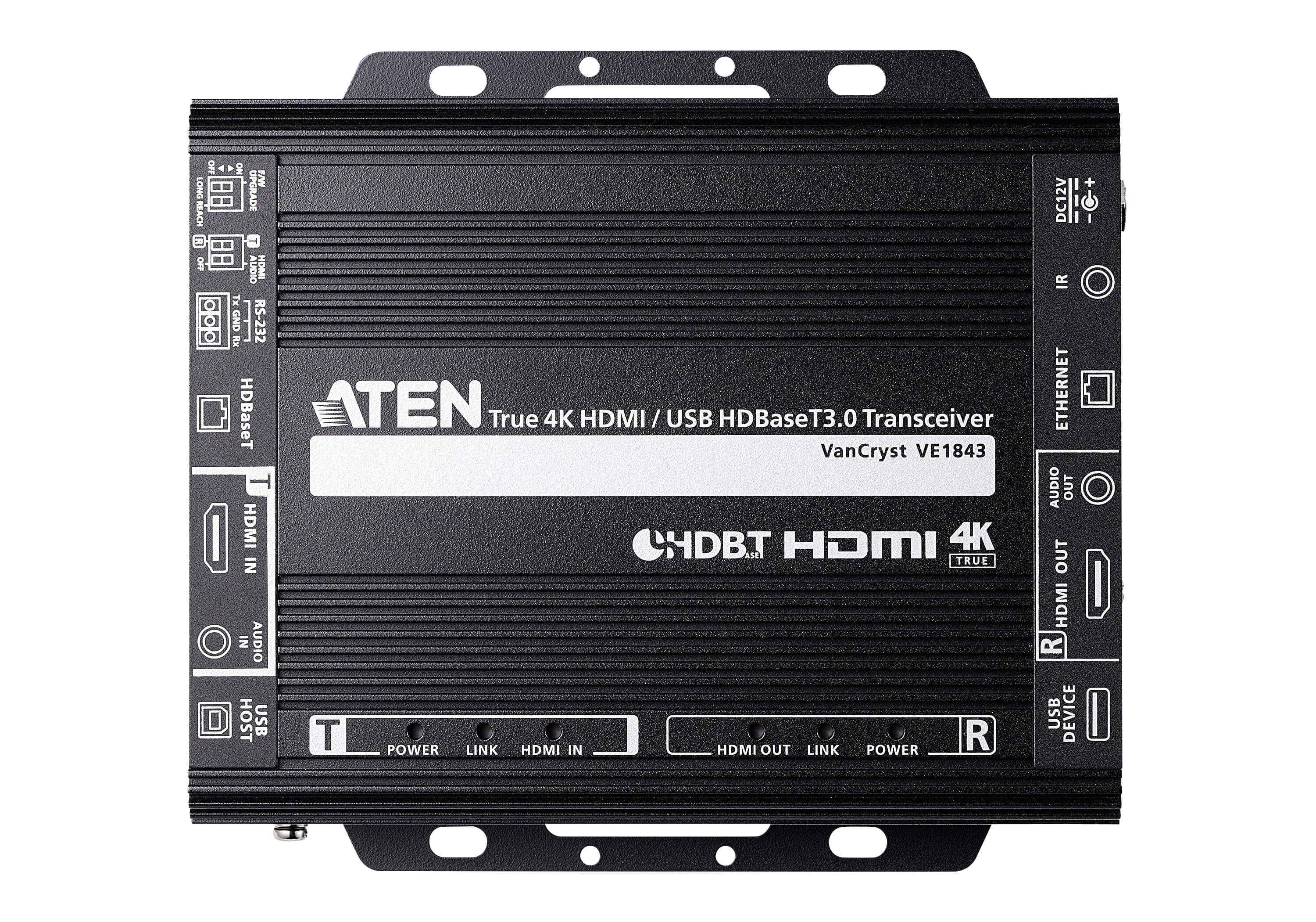 EAN 4710469341267 - ATEN VE1843 Repetidor de señales AV Negro imagen 4